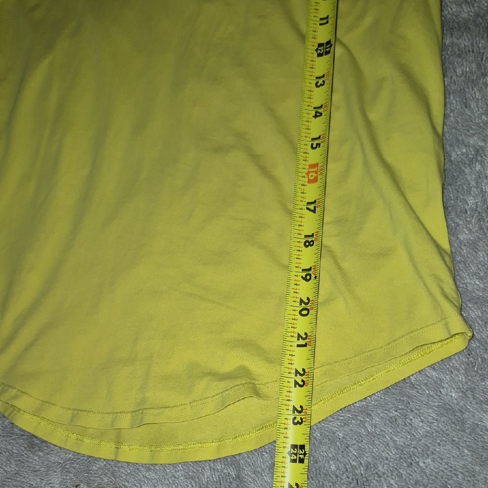 Lululemon Athletica Bright Yellow Short Sleeve Tee - Picture 5 of 8
